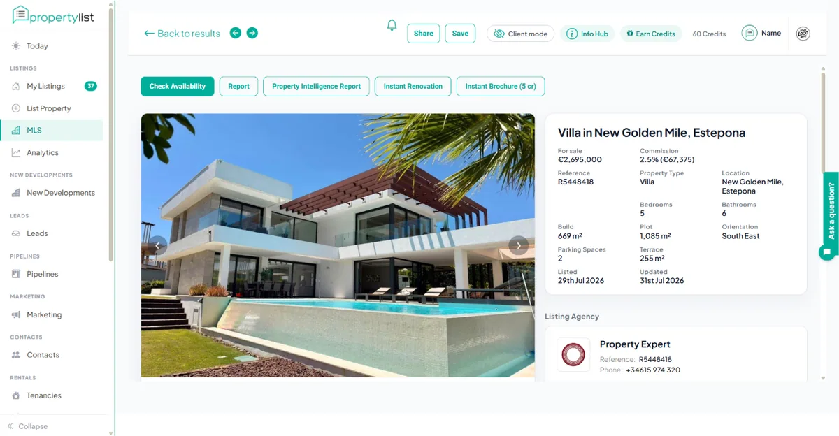 A property page with the Check Availability button