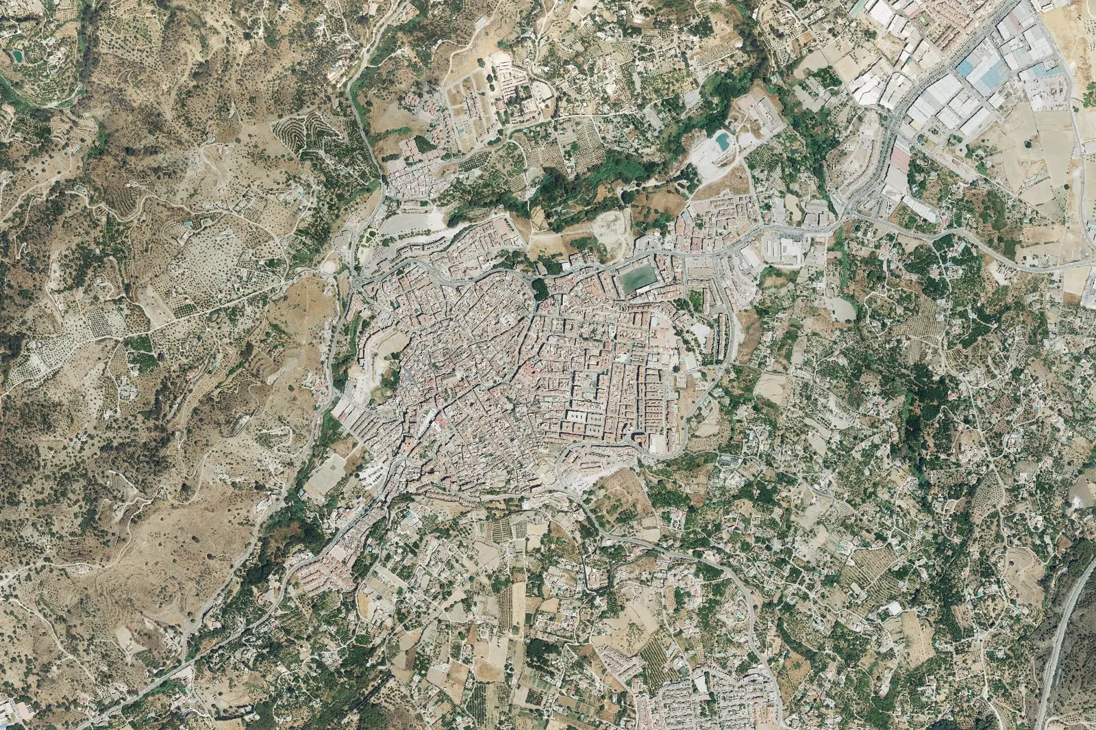 Coín desde el aire en 2022