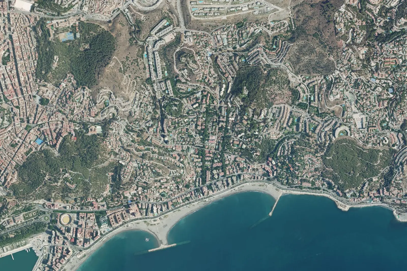 El Limonar from the air in 2022