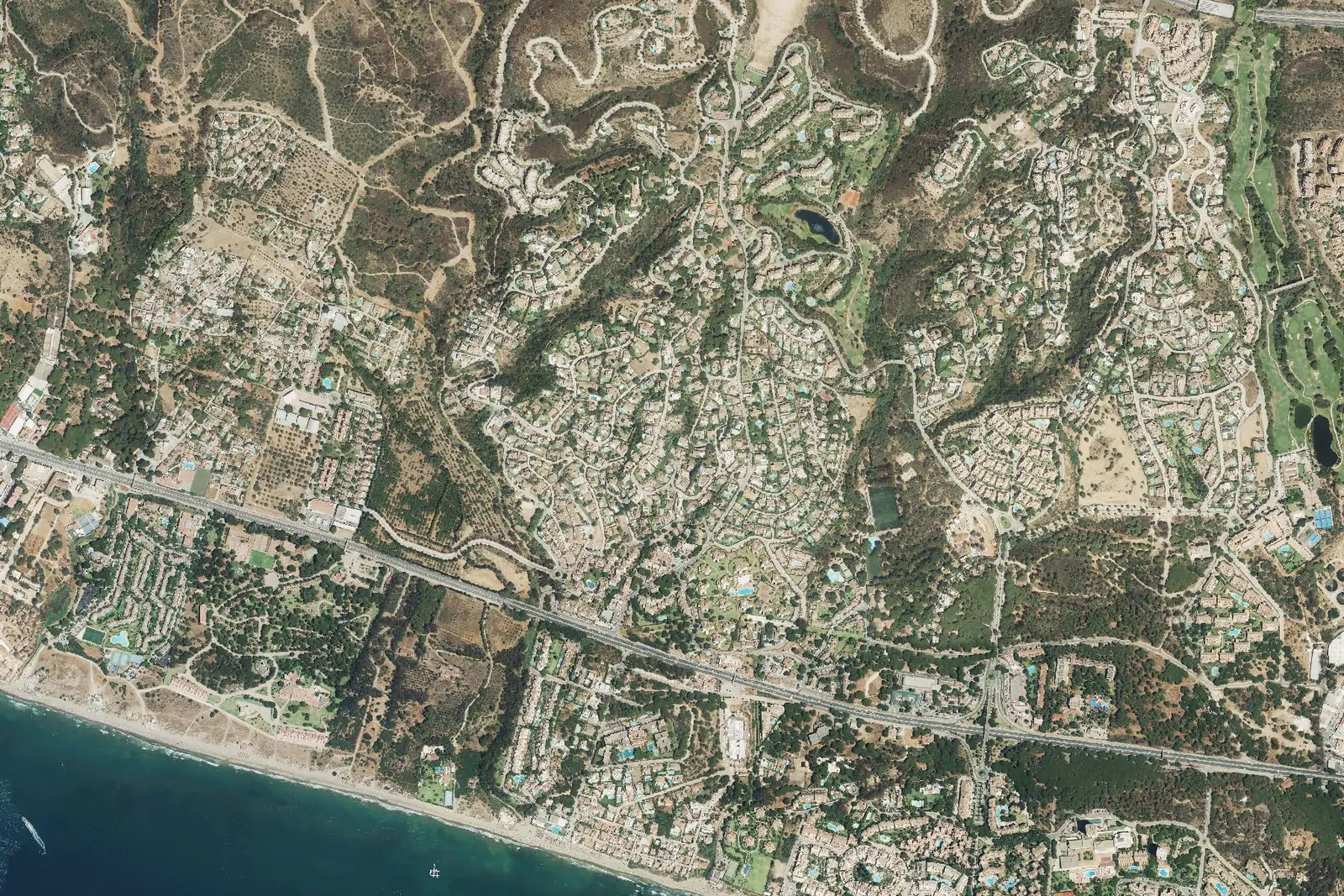 Elviria from the air in 2022