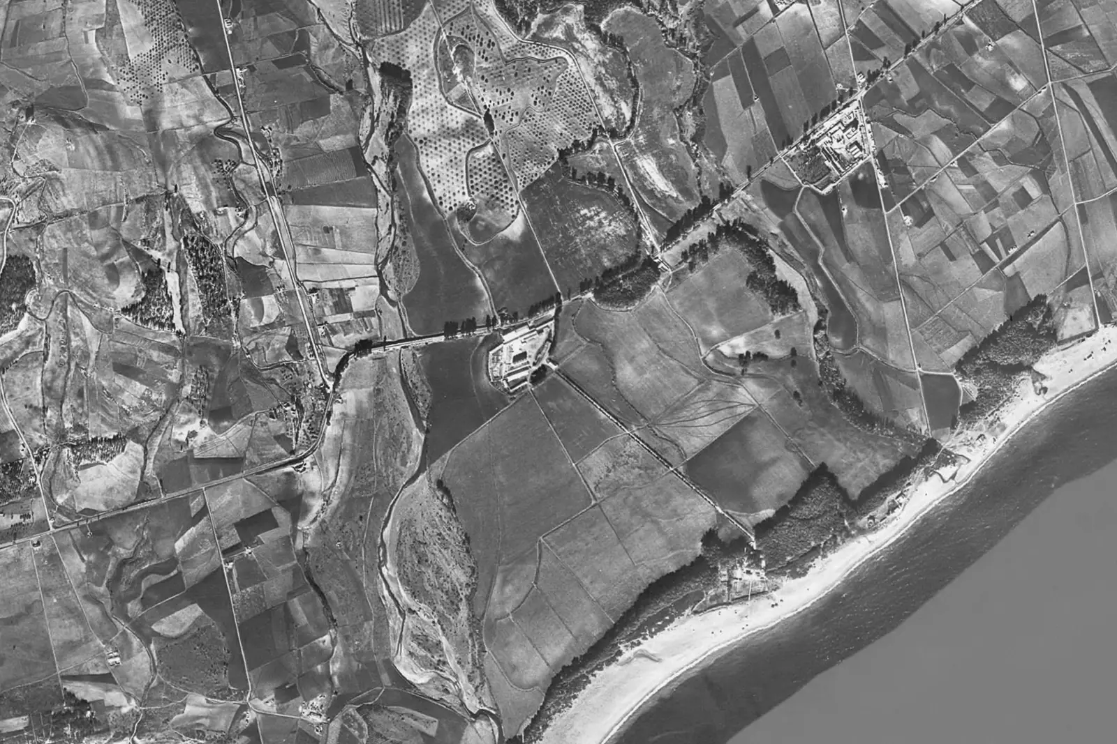 Guadalmina from the air in 1956