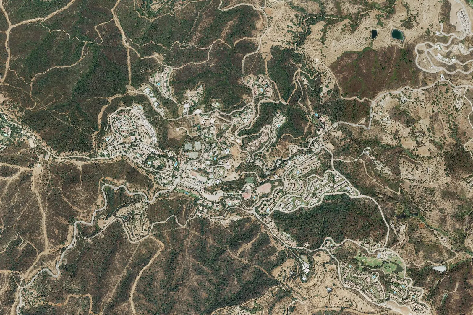 La Mairena from the air in 2022