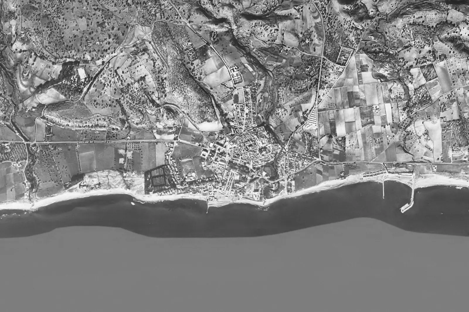 Marbella from the air in 1956