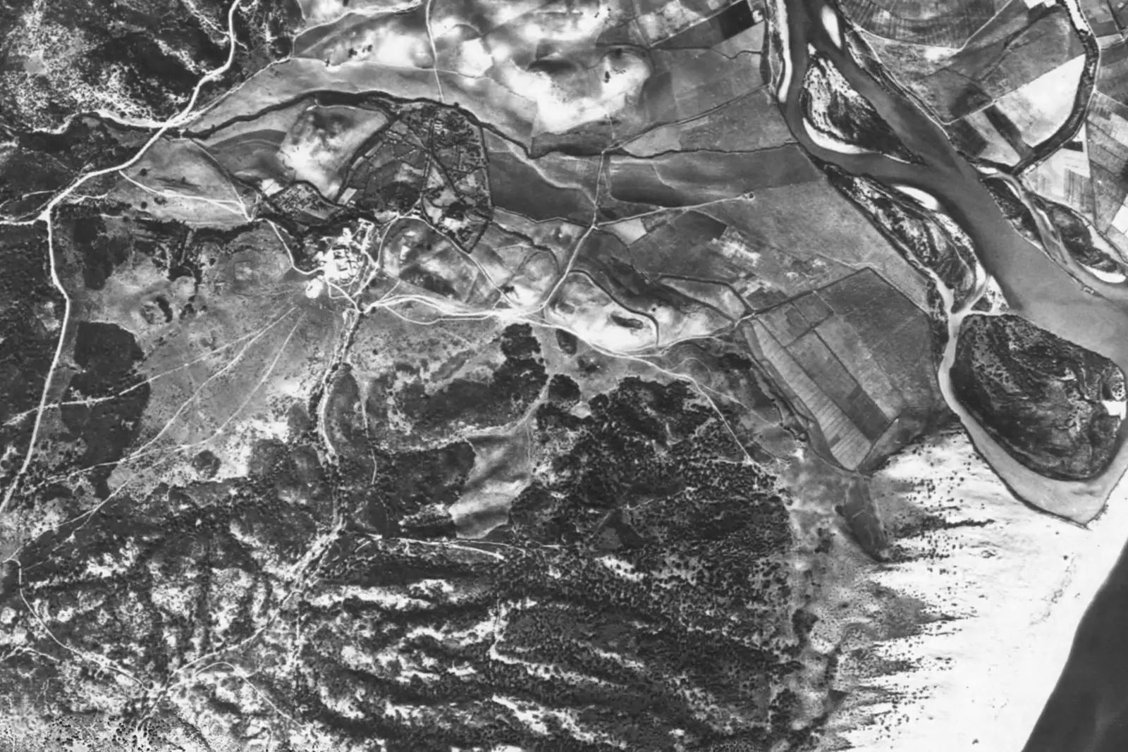 Sotogrande desde el aire en 1956