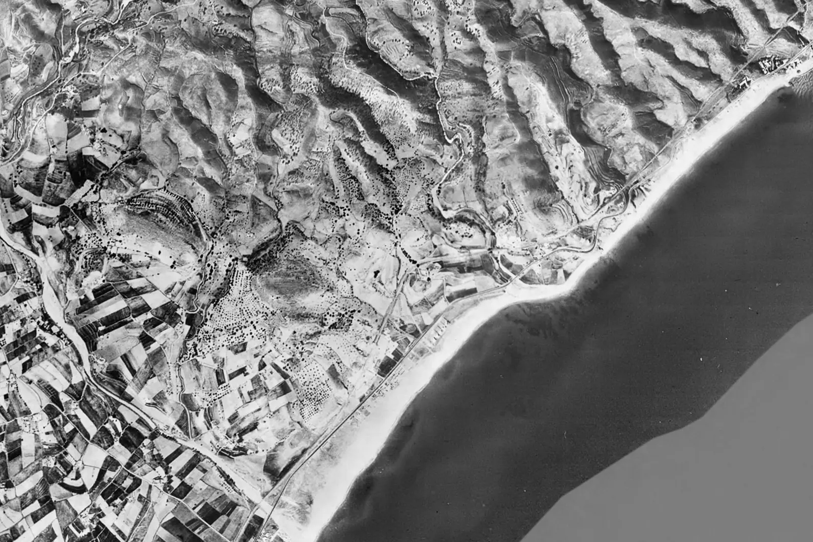 Torreblanca desde el aire en 1956
