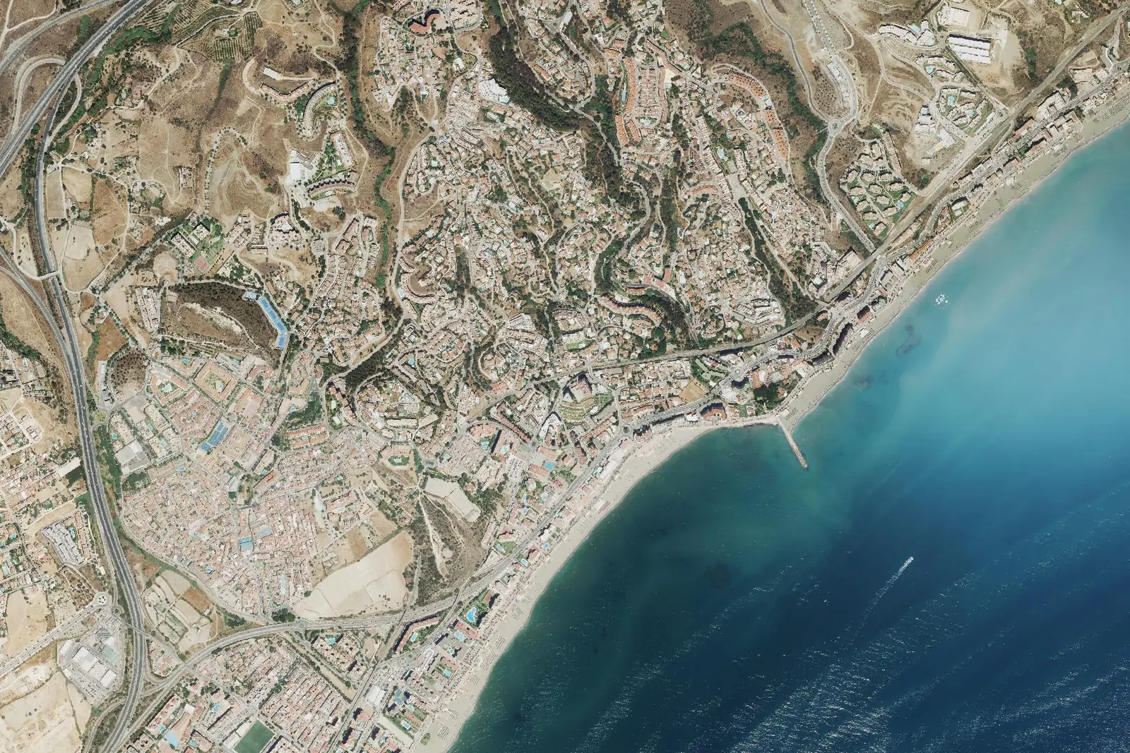 Torreblanca desde el aire en 2022